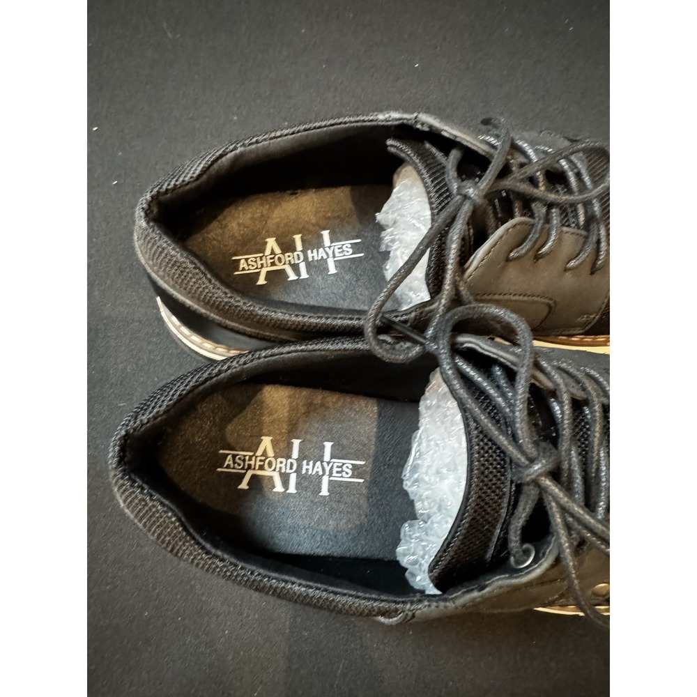 Ashford Hayes Men's Size 10M Black Dress Casual Oxford Comfort Shoes Lightweight - Picture 5 of 14